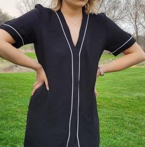 & other stories black jersey dress size 8